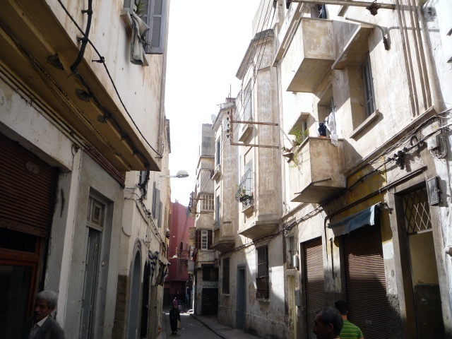 Gasse zur Medina Casablanca