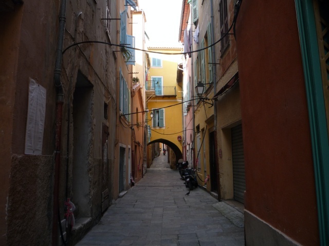 Typisches Gässchen in Villefranche-sur-Mer